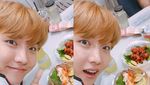 9 Bukti Kalau J-Hope BTS Suka Kulineran Bersama Sahabat