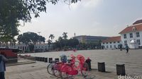 Pagi Ini Kawasan Kota Tua Masih Sepi