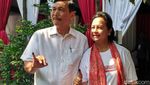 Luhut Ajak Istri Nyoblos di TPS Kuningan Jakarta
