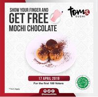 Usai Nyoblos Bisa Nikmati Promo Makan Sushi di Sini