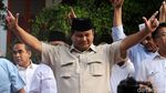 Momen Prabowo Jumpa Pers Tanggapi Hasil Quick Count