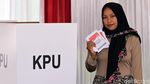 Warga di TPS Prabowo Ramai-ramai Ikutan Nyoblos