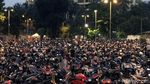 Ramainya Parkiran Mal saat Diskon Klingking Ungu