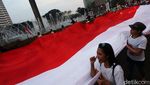 Pendukung Jokowi Berpesta di Bundaran HI