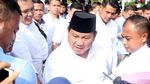 Salam Hormat Prabowo Usai Nyoblos di Bogor