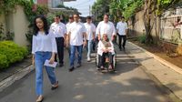 Anies bareng keluarga ke TPS (