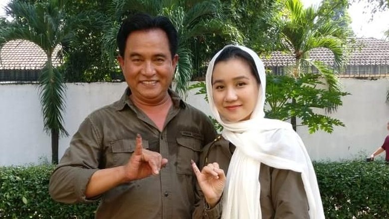Usai Nyoblos Yusril Keliling Pantau Dapil di Jakut-Jakbar Usai Nyoblos Yusril Keliling Pantau Dapil di Jakut-Jakbar