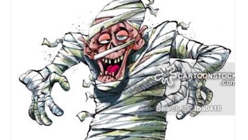 Jones jadi teler dan berubah mumi saking tak bisa menghadapi pergerakan Messi. Foto: istimewa