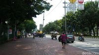 Kawasan Monas masih sepi