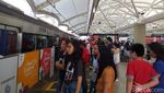 Libur Pilpres, MRT Jakarta Diserbu Warga