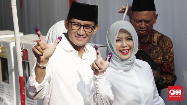 Sandiaga Uno dan Nur Asia Uno