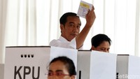 Capres Joko Widodo (Jokowi) optimistis memenangi Pilpres 2019. Tapi Jokowi tak mau menyebut prediksi perolehan suara. 