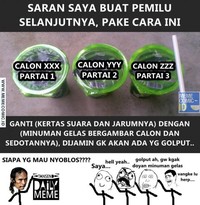 meme pemilu