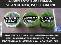 Deretan Meme Kocak Hibur Kamu Sebelum ke TPS