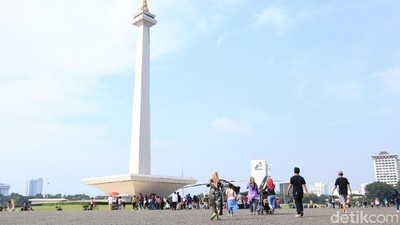 Foto: Monas Usai Pesta Demokrasi