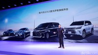 Mobil MPV yang disebut Lexus LM baru saja diluncurkan di dunia pada 2019 Shanghai International Auto Show. Foto: Lexus