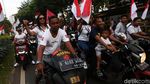 Pendukung Jokowi Berpesta di Bundaran HI