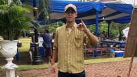 Pemain Persija Jakarta, Ryuji Tomo, nyoblos juga di TPS-nya.  (Instagram pribadi)