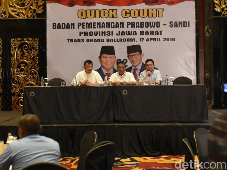 BPD Klaim Probowo-Sandiaga Unggul 60 Persen di Jabar BPD Klaim Probowo-Sandiaga Unggul 60 Persen di Jabar