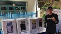 Jonatan Christie tak ketinggalan untuk nyoblos. (Instagram pribadi)