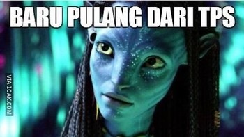 Pemilu edisi Avatar. Foto: 1Cak