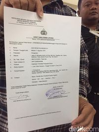 Laporan polisi TKN terhadap Sudrun Sugiono.