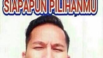 Ingat setelah mencelupkan jari ke tinta jangan ngupil, bisa-bisa seperti di foto. Foto: internet