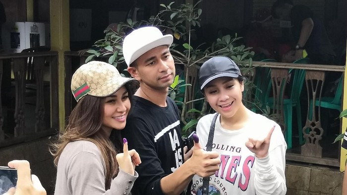 Raffi Ahmad, Nagita Slavina dan Nisya Ahmad