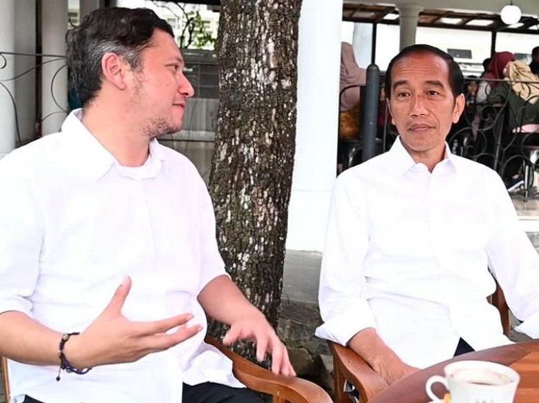 Foto: Gading Marten dan Jokowi (YouTube) Foto: Gading Marten dan Jokowi (YouTube)