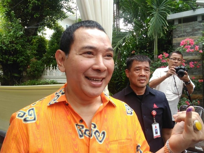 Tommy Soeharto gunakan hak suara