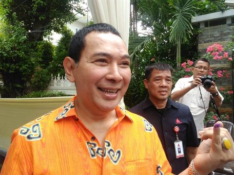 Tommy Soeharto gunakan hak suara