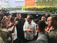Jokowi tiba di Djakarta Theater