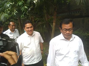 Pramono Anung dan Erick Thohir Merapat ke Kediaman Megawati
