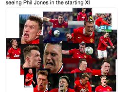 Phil Jones Dikerjai Lionel Messi Ramai Jadi Meme