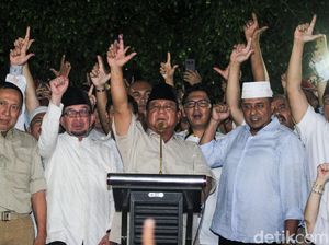 Klaim Prabowo Menang Turun dari 62% ke 54%, BPN Ungkap Data Awal dari SMS