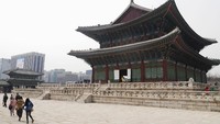 Nah, Gyeongbokgung ini merupakan istana utama Dinasti Joseon dan salah satu istana paling ikonik di Korea Selatan (Kurnia/detikcom)