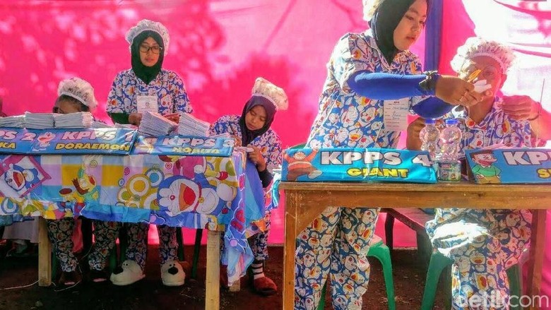 Unik dan Lucu, TPS di Bondowoso Ini Bertema Doraemon Unik dan Lucu, TPS di Bondowoso Ini Bertema Doraemon