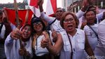Pendukung Jokowi Berpesta di Bundaran HI