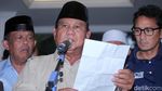Didampingi Sandiaga, Prabowo Deklarasi untuk Ketiga Kalinya