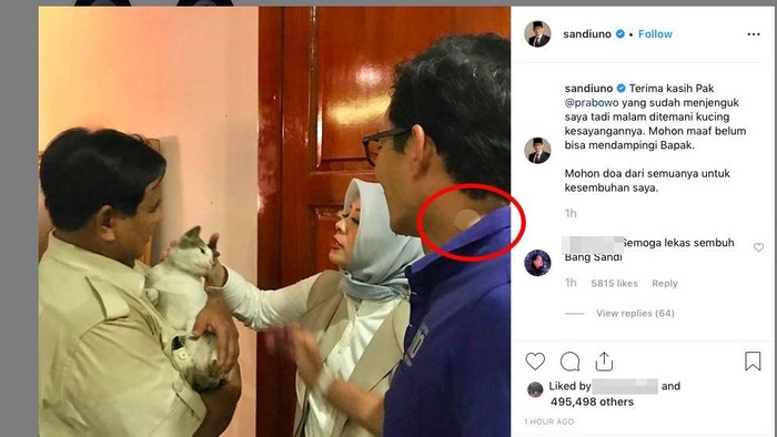 Foto: Screenshot Instagram @sandiuno Foto: Screenshot Instagram @sandiuno