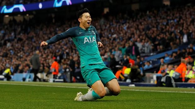 Son Heung-min harus absen karena akumulasi kartu kuning.