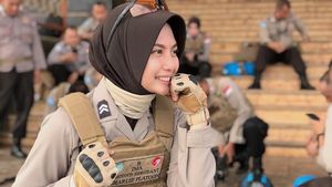 Cantiknya Polwan Berhijab Briptu Imah, Bikin Netizen Auto Ingin Dilindungi