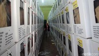 Ratusan kotak suara ditupuk di Kecamatan Jagakarsa.