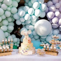 Menurut Caity, instalasi balon yang ditempatkan di dinding, taman hingga pintu masuk memerlukan minimal 1.200 - 2.000 balon. Foto: Instagram/@khloekardashian