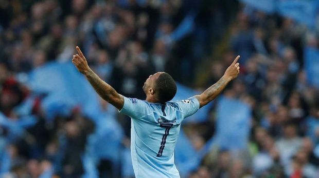 Hujan gol terjadi di pertemuan terakhir Man City vs Tottenham.