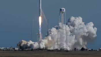 Jika perjalanan lancar, Cygnus akan mengorbit di ISS pada 19 April. Barang yang dibawanya total 3.447 kilogram. Foto: Reuters