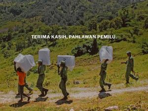 Ucapan Terima Kasih Gading Marten dan Para Artis untuk Pahlawan Pemilu