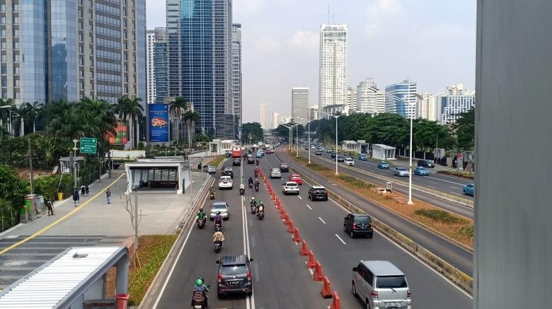 Libur Panjang Pascapencoblosan, Lalin di Sekitar Semanggi Lancar Libur Panjang Pascapencoblosan, Lalin di Sekitar Semanggi Lancar