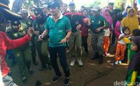 Suasana peresmian curug