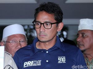 Suasana Kebatinan yang Dibaca dari Ekspresi Sandiaga